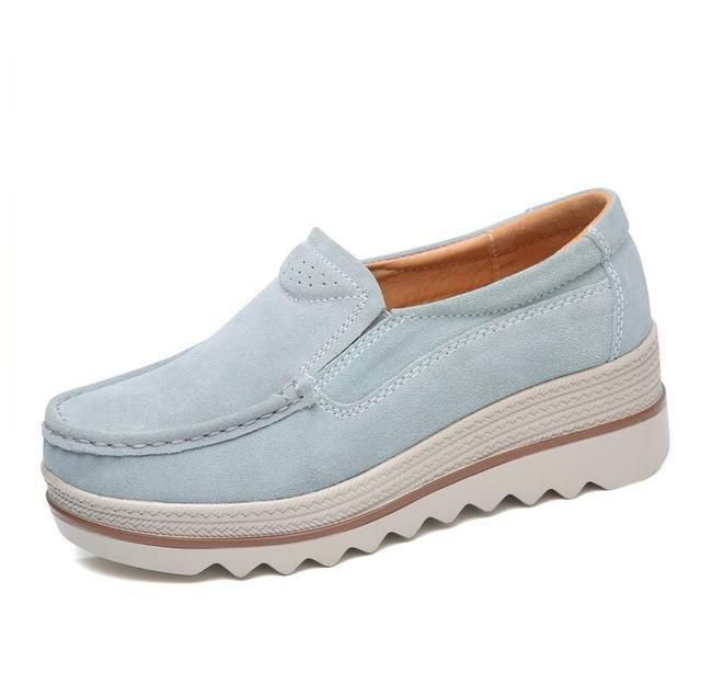 Comfy Slip-On Platform Shoes - Comfy Platform Shoes