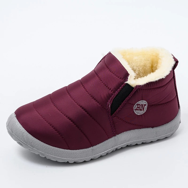Women's Winter Warm Fur Snow Boots - Comfy Platform Shoes