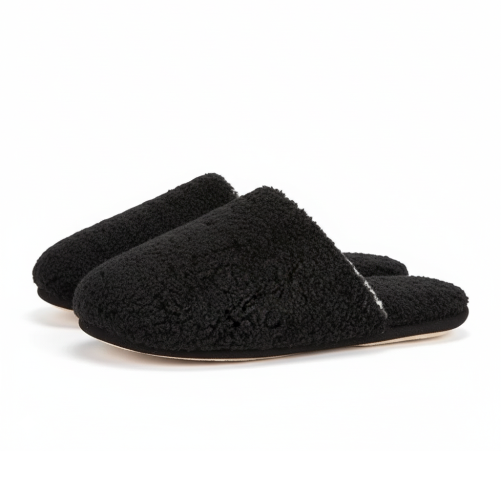 Women Fuzzy Slip On Memory Foam Indoor Slippers