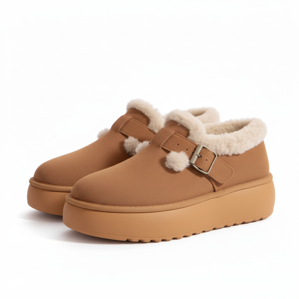 Plush Lined Winter Slippers