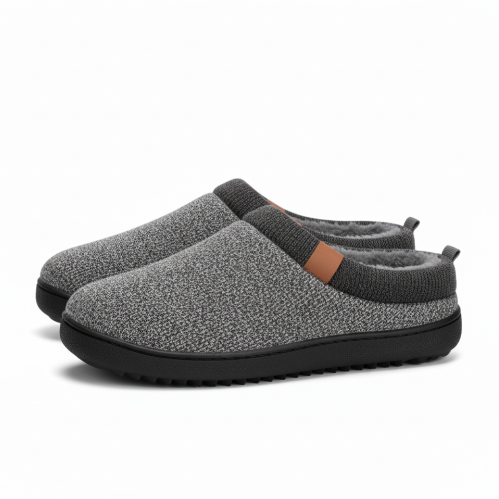 Men Slip On Memory Foam Slippers Non Slip Shoes