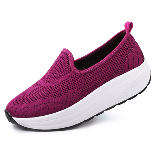 Comfy Slip-On Double Mesh Platform Shoes - Comfy Platform Shoes
