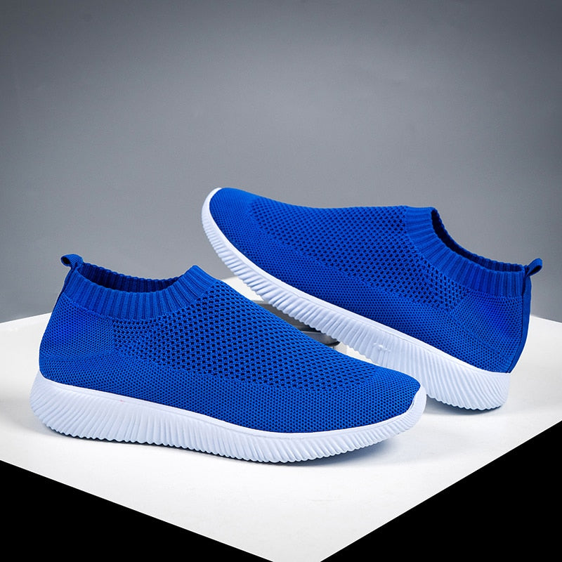 Mesh Casual Running Shoes - Comfy Platform Shoes