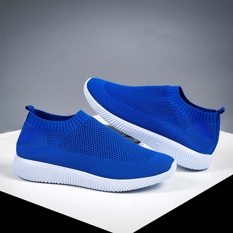 Mesh Casual Running Shoes - Comfy Platform Shoes