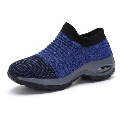 Casual Slip-On Shoes For Women - Comfy Platform Shoes