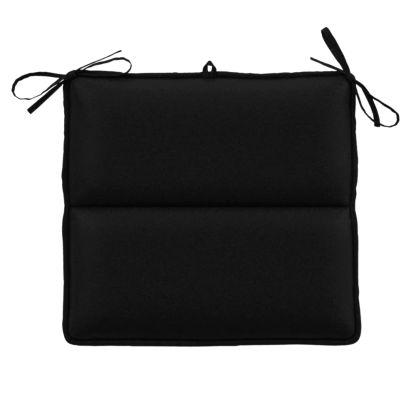 Tufted Outdoor Chair Pad With Ties – 16 x 16 Inch - Comfy Sofa Cover