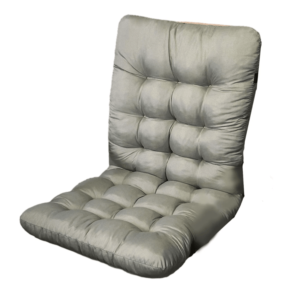 Tufted Indoor Outdoor Chair Cushion – Plush Floor Seat Pad for Home and Lounge Use - Comfy Sofa Cover