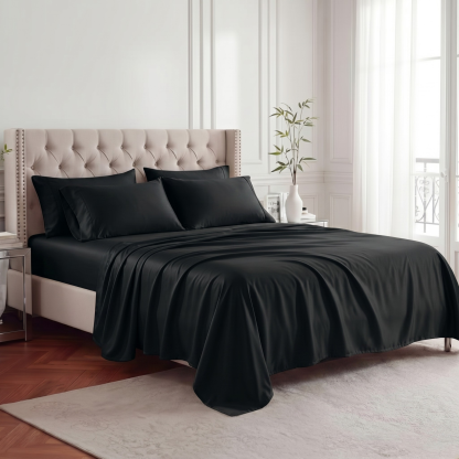 6 Piece Ultra Soft Cooling Bedding Set For Hot Sleepers