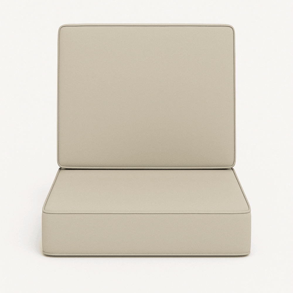 Outdoor Deep Seat Cushion Set – Water Resistant With Removable Covers - Comfy Sofa Cover