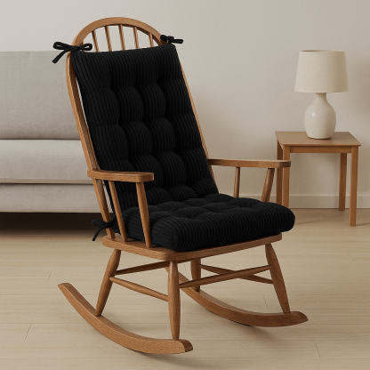 2 Piece Rocking Chair Cushion Set With Back And Seat Support - Comfy Sofa Cover