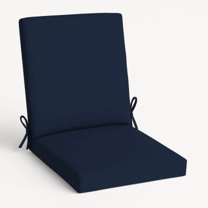 1 Piece Outdoor Chair Pad With Backrest And Ties - Comfy Sofa Cover