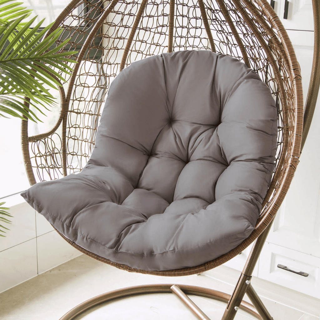 Outdoor Swing Chair Cushion – Cotton Hanging Seat Mattress for Hammock or Single Chair - Comfy Sofa Cover