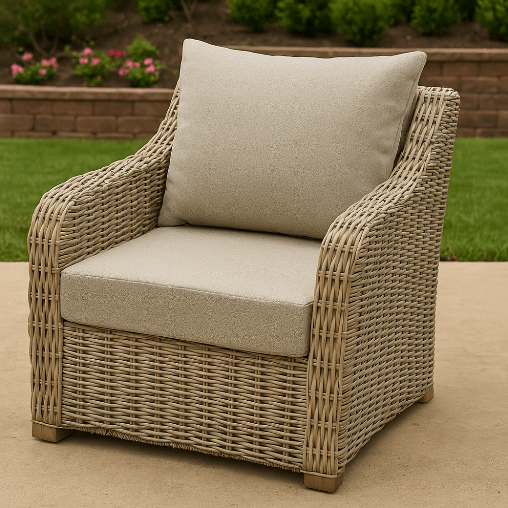 2 Piece Outdoor Deep Seat Set With Removable Covers - Comfy Sofa Cover