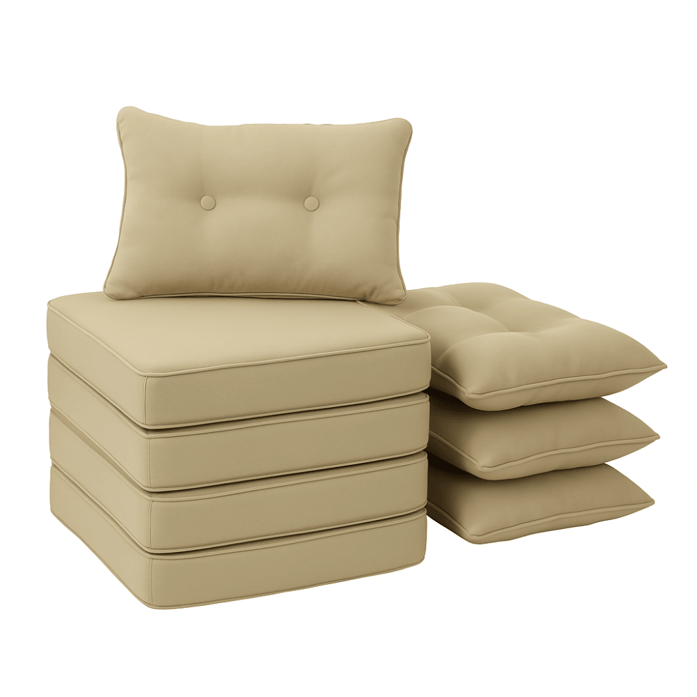 8 Piece Outdoor Seat And Back Replacement Set With Zippered Covers - Comfy Sofa Cover