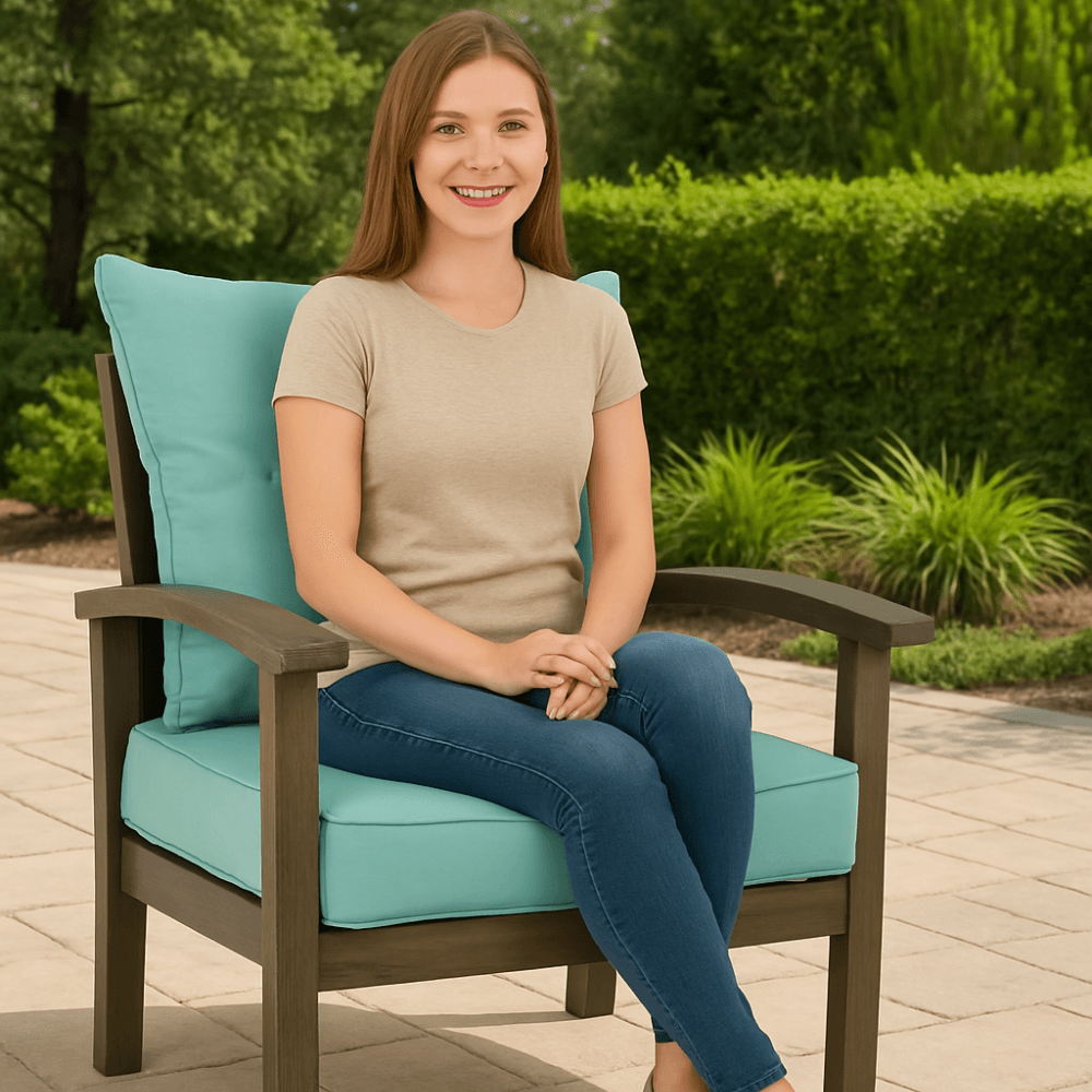 8 Piece Outdoor Seat And Back Replacement Set With Zippered Covers - Comfy Sofa Cover