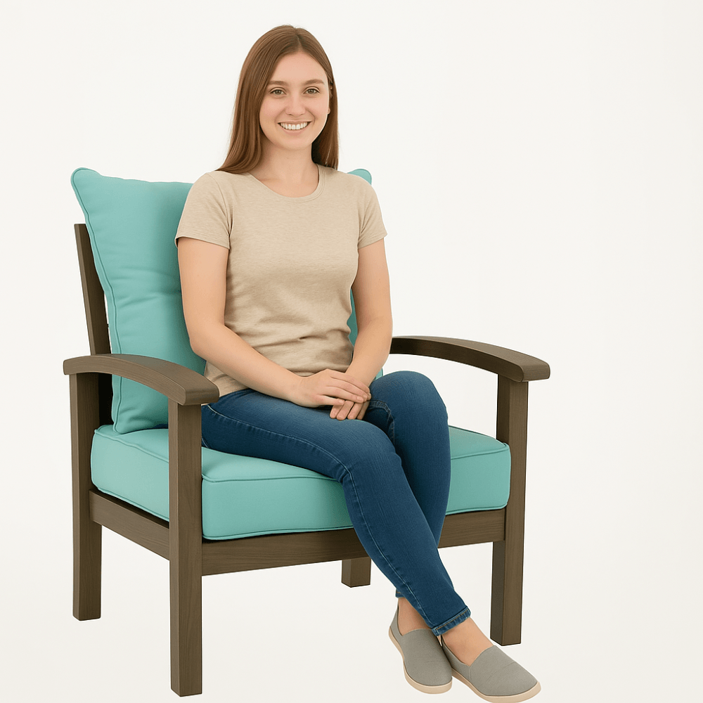 8 Piece Outdoor Seat And Back Replacement Set With Zippered Covers - Comfy Sofa Cover