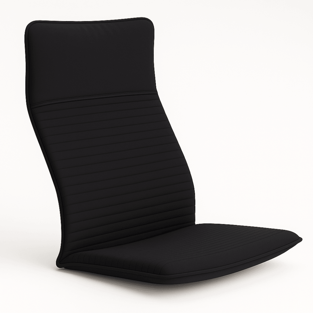 High-Back Armchair Cushion With Stitch Detailing – Soft and Slim Design - Comfy Sofa Cover