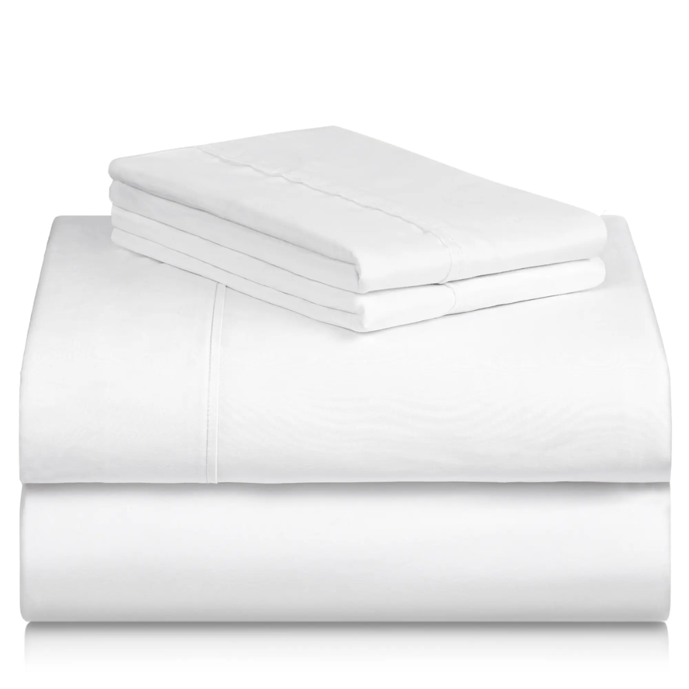 Pack Of 4 Cooling Microfiber Sheet Set Deep Pocket Wrinkle Free