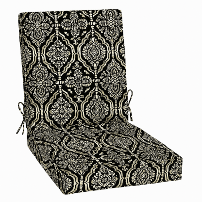 1 Piece Outdoor Chair Pad With Backrest And Ties - Comfy Sofa Cover