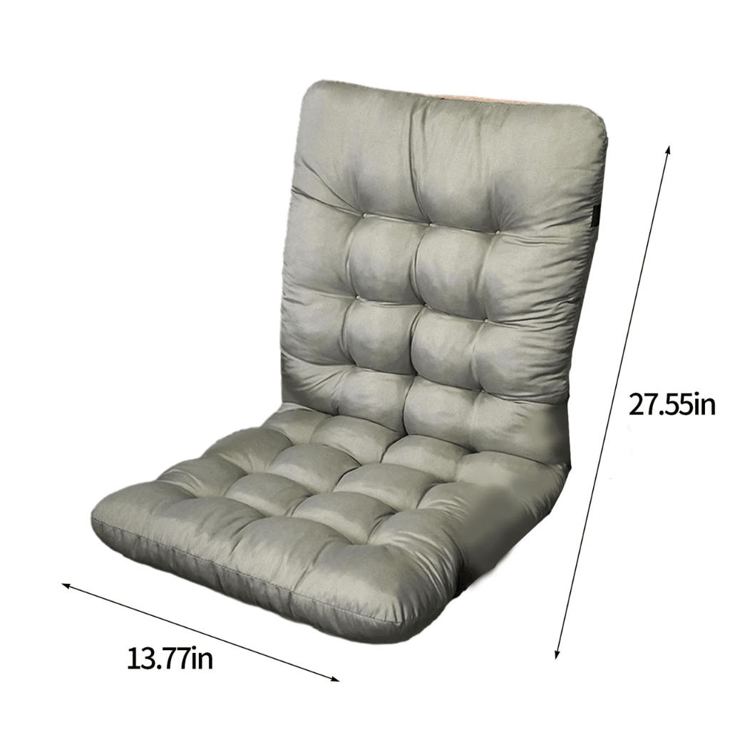 Tufted Indoor Outdoor Chair Cushion – Plush Floor Seat Pad for Home and Lounge Use - Comfy Sofa Cover