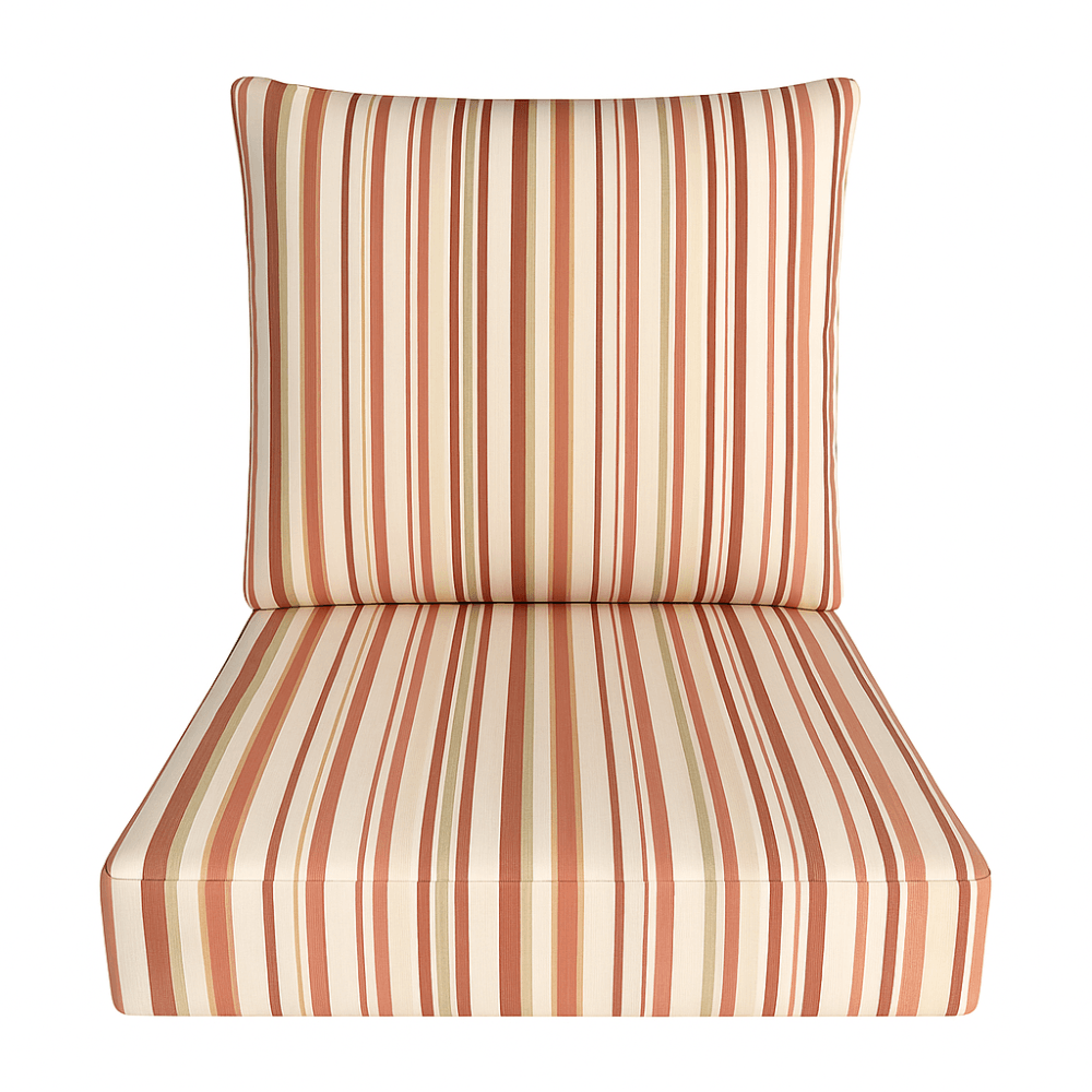 2 Piece Outdoor Deep Seat Set With Removable Covers - Comfy Sofa Cover