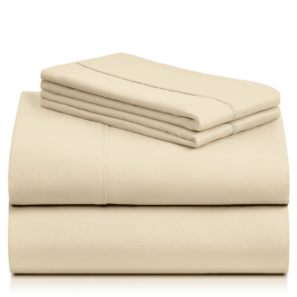 Pack Of 4 Cooling Microfiber Sheet Set Deep Pocket Wrinkle Free
