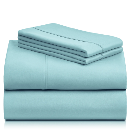 Pack Of 4 Cooling Microfiber Sheet Set Deep Pocket Wrinkle Free