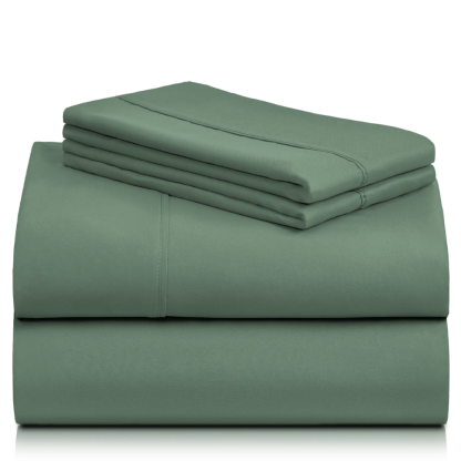 Pack Of 4 Cooling Microfiber Sheet Set Deep Pocket Wrinkle Free