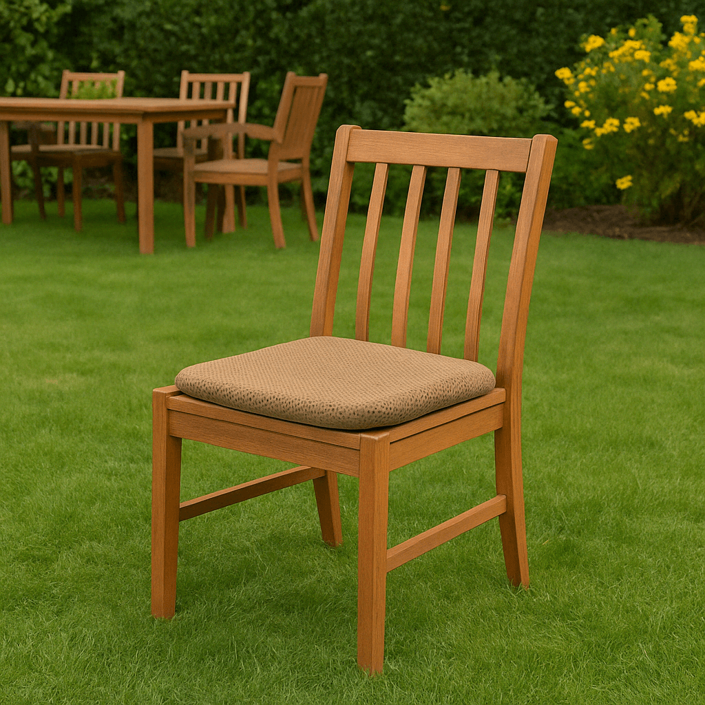 Square Textured Chair Seat Cushion - Comfy Sofa Cover