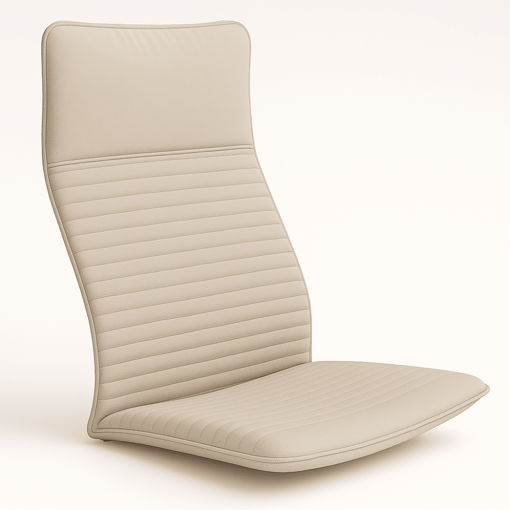 High-Back Armchair Cushion With Stitch Detailing – Soft and Slim Design - Comfy Sofa Cover