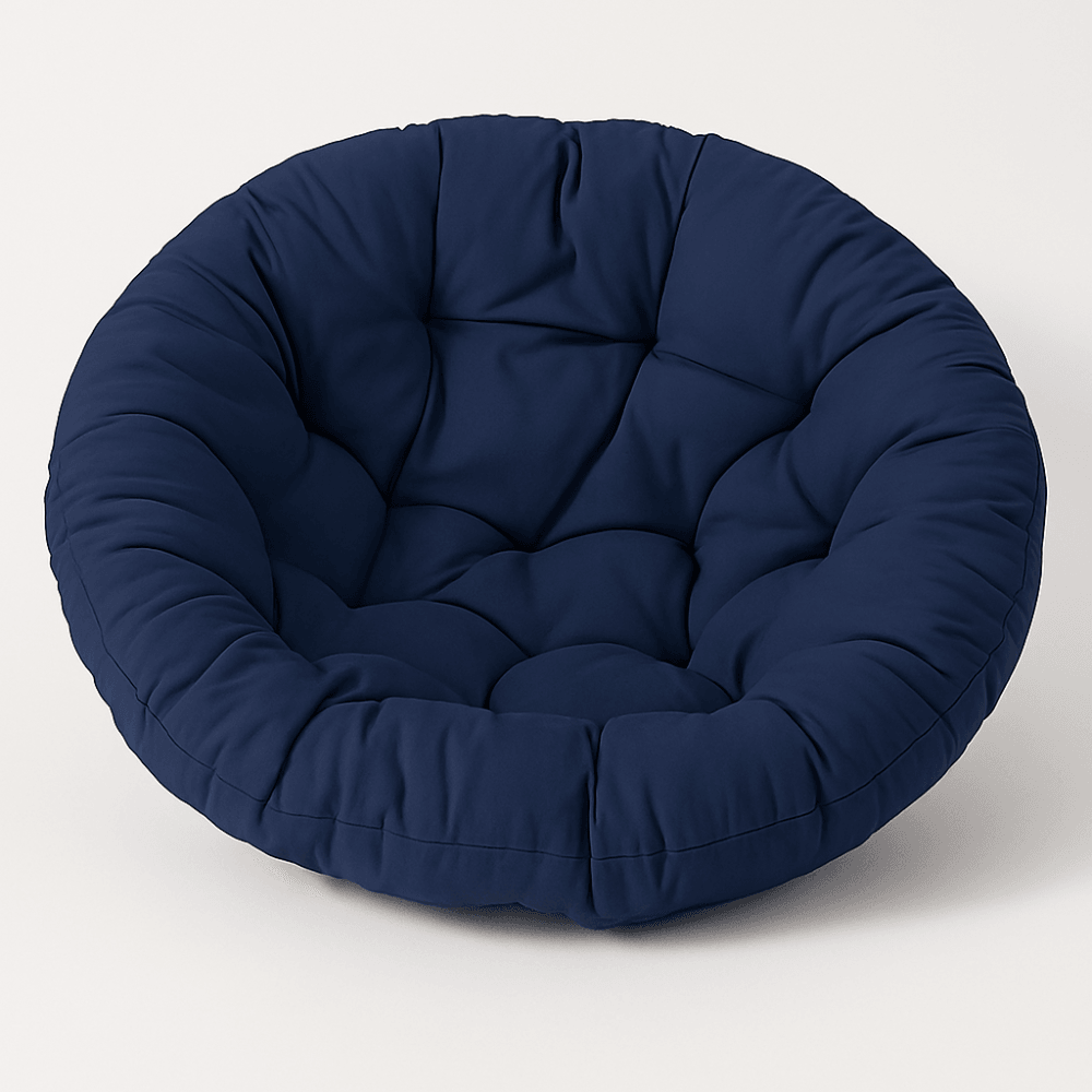 Round Hanging Swing Chair Seat Pad – Thick Soft Cushion For Indoor And Outdoor Use - Comfy Sofa Cover