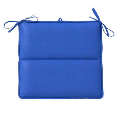 Tufted Outdoor Chair Pad With Ties – 16 x 16 Inch - Comfy Sofa Cover