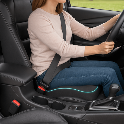 Memory Foam Wedge Seat Cushion For Home Office and Travel - Comfy Sofa Cover