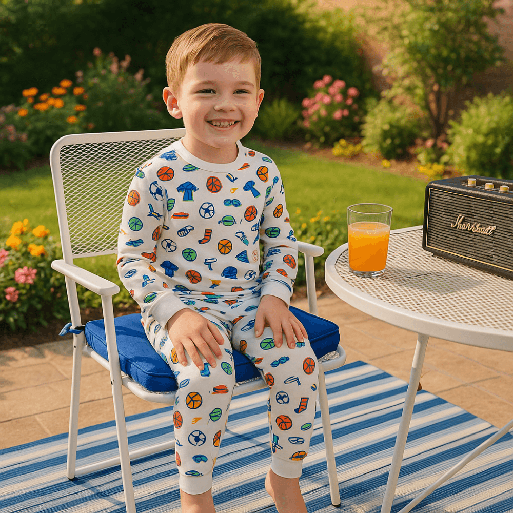 Tufted Outdoor Chair Pad With Ties – 16 x 16 Inch - Comfy Sofa Cover