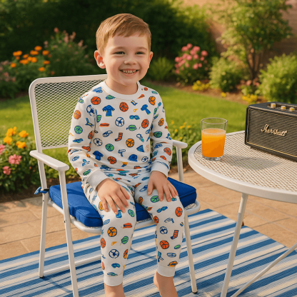 Tufted Outdoor Chair Pad With Ties – 16 x 16 Inch - Comfy Sofa Cover