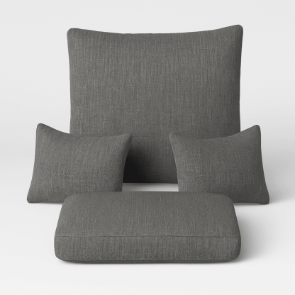 4 Piece Outdoor Egg Chair Replacement Set With Removable Covers - Comfy Sofa Cover