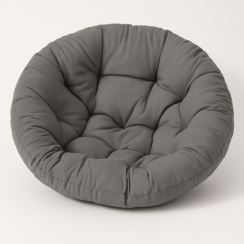 Round Hanging Swing Chair Seat Pad – Thick Soft Cushion For Indoor And Outdoor Use - Comfy Sofa Cover