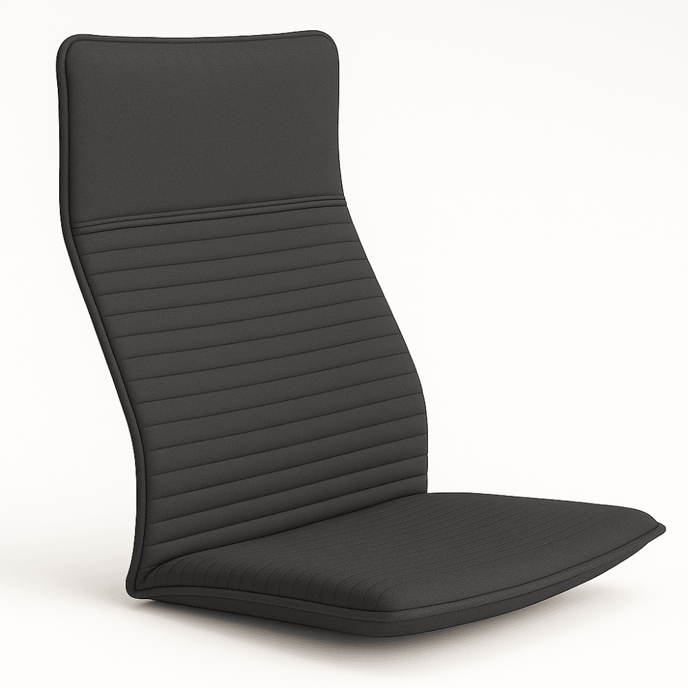 High-Back Armchair Cushion With Stitch Detailing – Soft and Slim Design - Comfy Sofa Cover