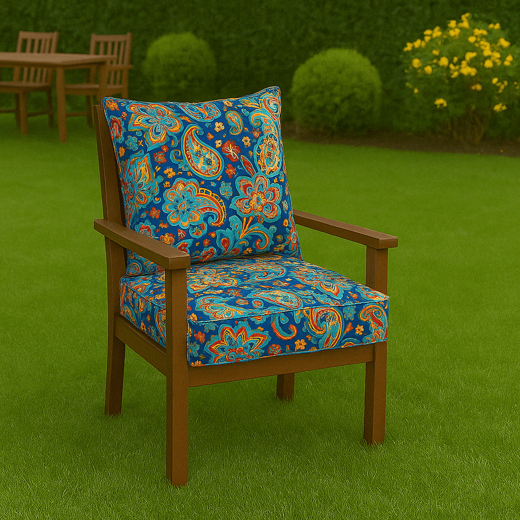 Paisley Patterned Cushion Set - Comfy Sofa Cover