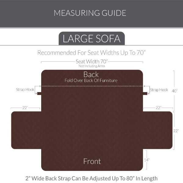 Waterproof Quilted Sofa Covers - Comfy Sofa Cover