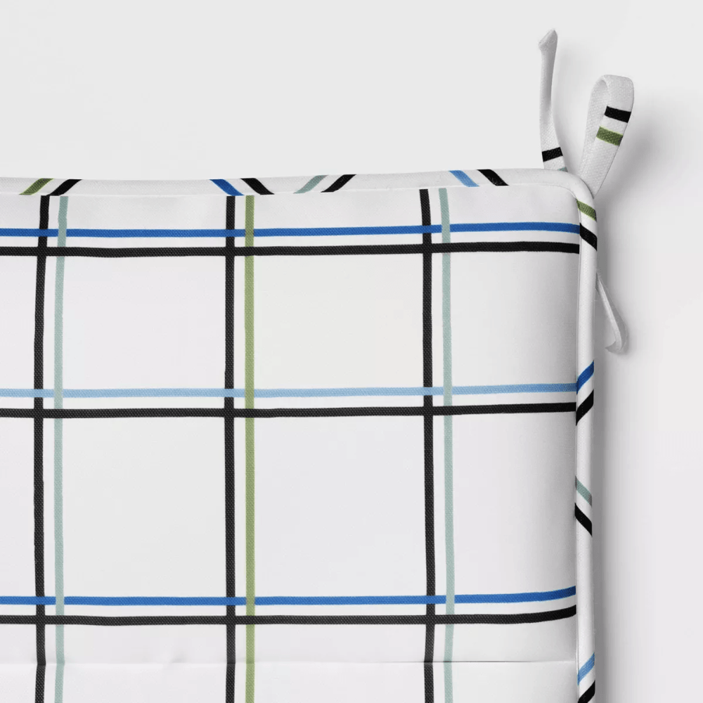 Outdoor Tufted Chair Seat Cushion With Ties – 16x16 Inch - Comfy Sofa Cover