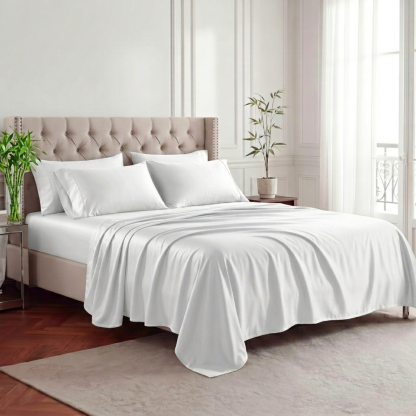6 Piece Ultra Soft Cooling Bedding Set For Hot Sleepers