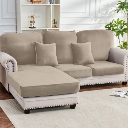 Couch Covers Velvet Sofa Cushion Cover Stretch