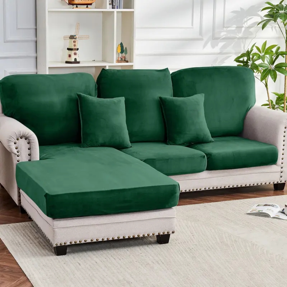 Couch Covers Velvet Sofa Cushion Cover Stretch