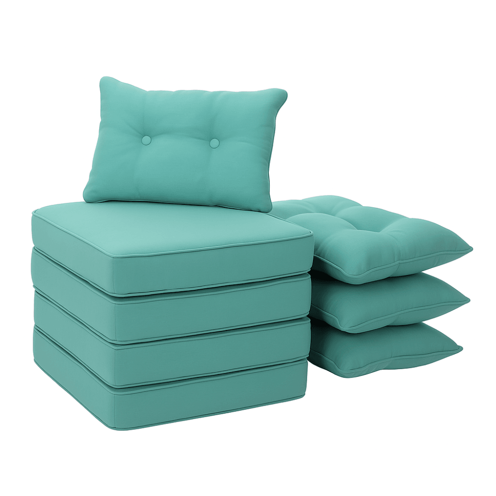 8 Piece Outdoor Seat And Back Replacement Set With Zippered Covers - Comfy Sofa Cover