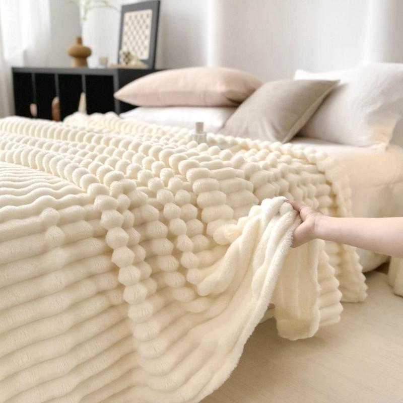 Plush Blanket For Bed Sofa And Home Decor