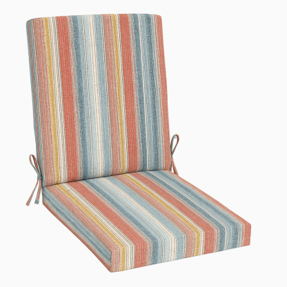 1 Piece Outdoor Chair Pad With Backrest And Ties - Comfy Sofa Cover