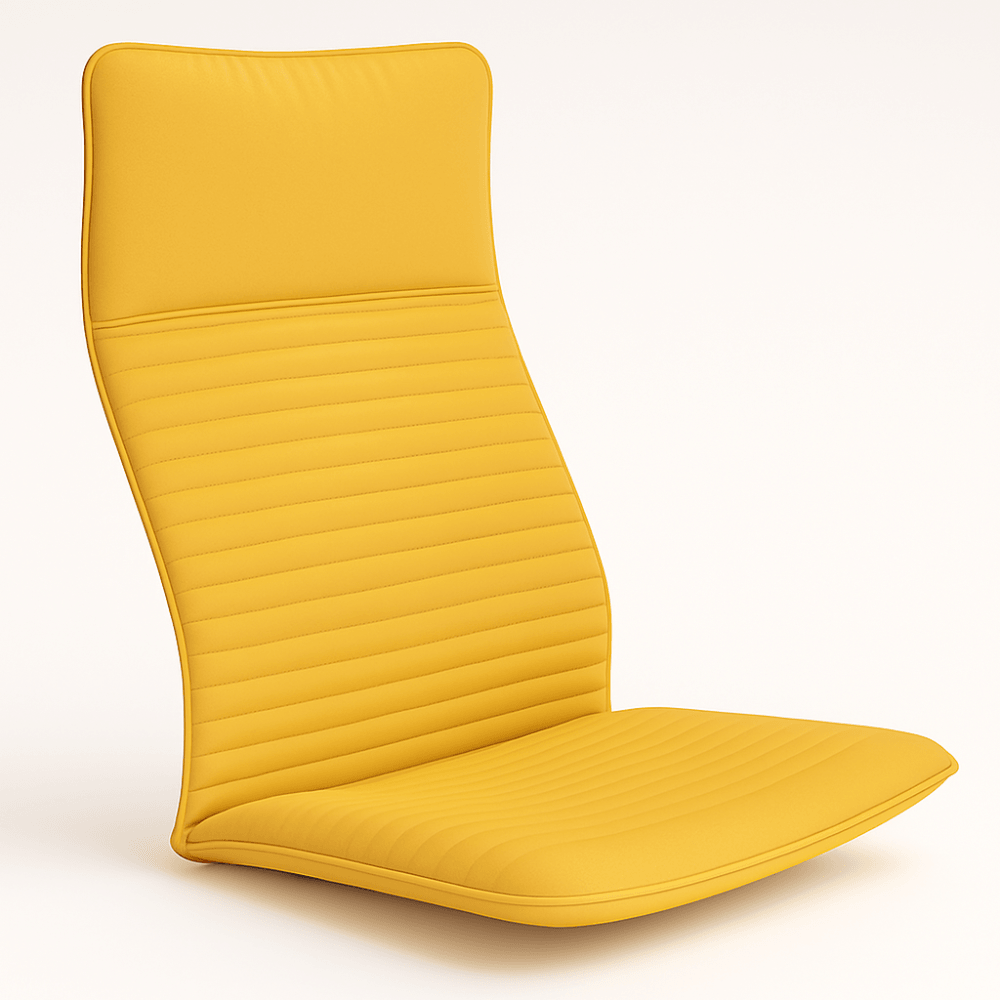 High-Back Armchair Cushion With Stitch Detailing – Soft and Slim Design - Comfy Sofa Cover