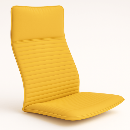 High-Back Armchair Cushion With Stitch Detailing – Soft and Slim Design - Comfy Sofa Cover