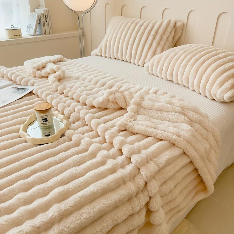 Plush Blanket For Bed Sofa And Home Decor